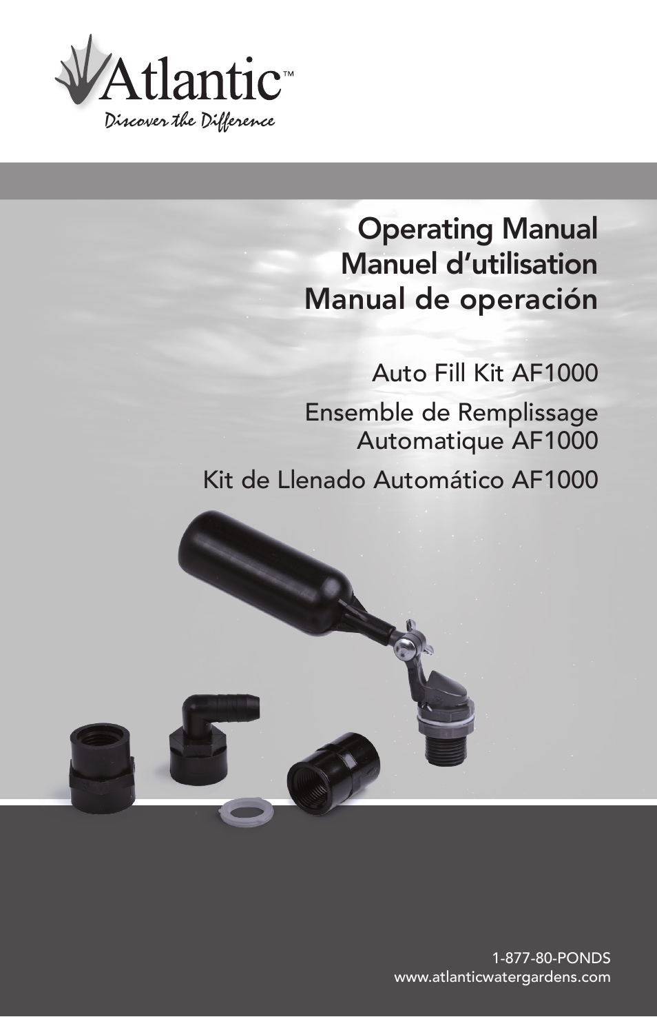 Atlantic Water Gardens AF1000 User Manual | 4 pages