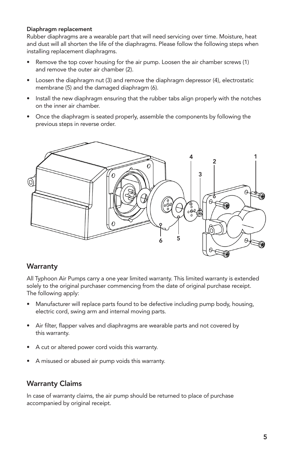 Warranty, Warranty claims | Atlantic Water Gardens TA1800 User Manual | Page 5 / 20