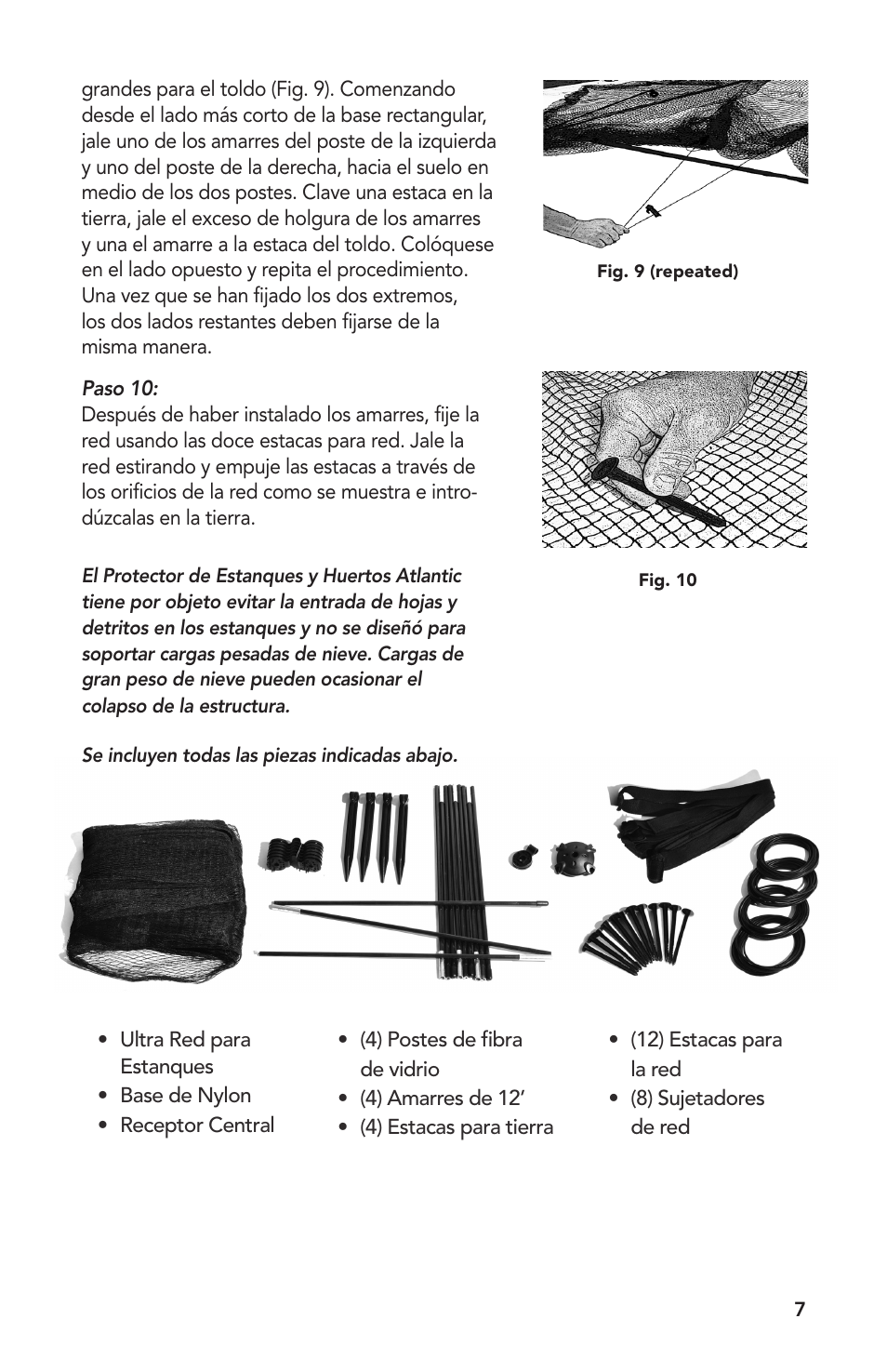 Atlantic Water Gardens PGPSM - Pond & Garden Protector User Manual | Page 7 / 12