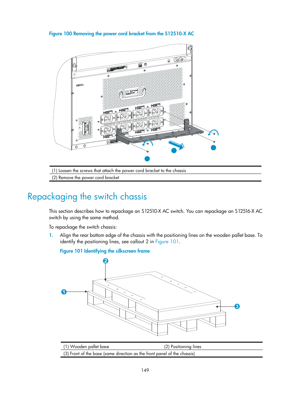 Repackaging the switch chassis | H3C Technologies H3C S12500-X Series Switches User Manual | Page 157 / 162