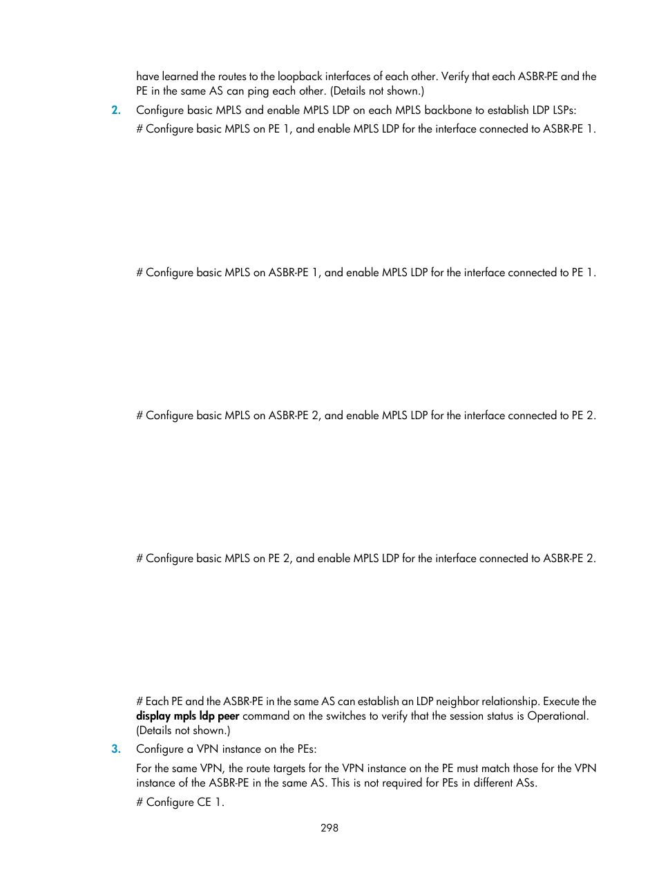 H3C Technologies H3C S6800 Series Switches User Manual | Page 311 / 526