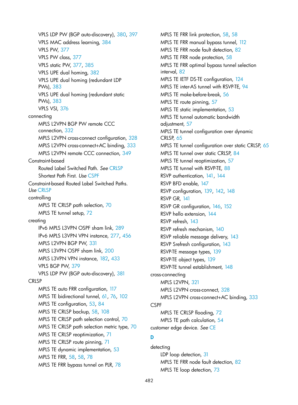 H3C Technologies H3C S6800 Series Switches User Manual | Page 495 / 526