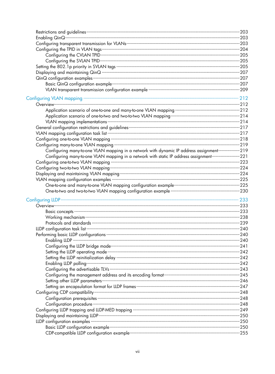 H3C Technologies H3C S5560 Series Switches User Manual | Page 13 / 321