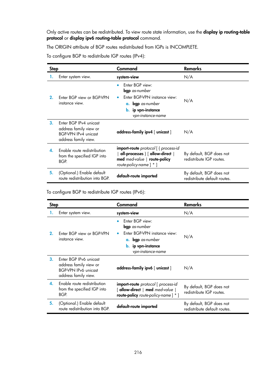 H3C Technologies H3C S5560 Series Switches User Manual | Page 232 / 510