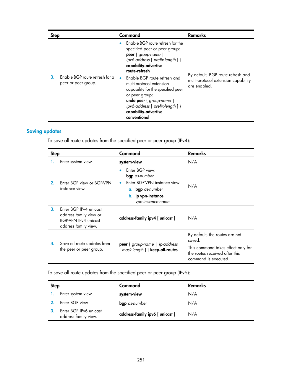Saving updates | H3C Technologies H3C S5560 Series Switches User Manual | Page 267 / 510