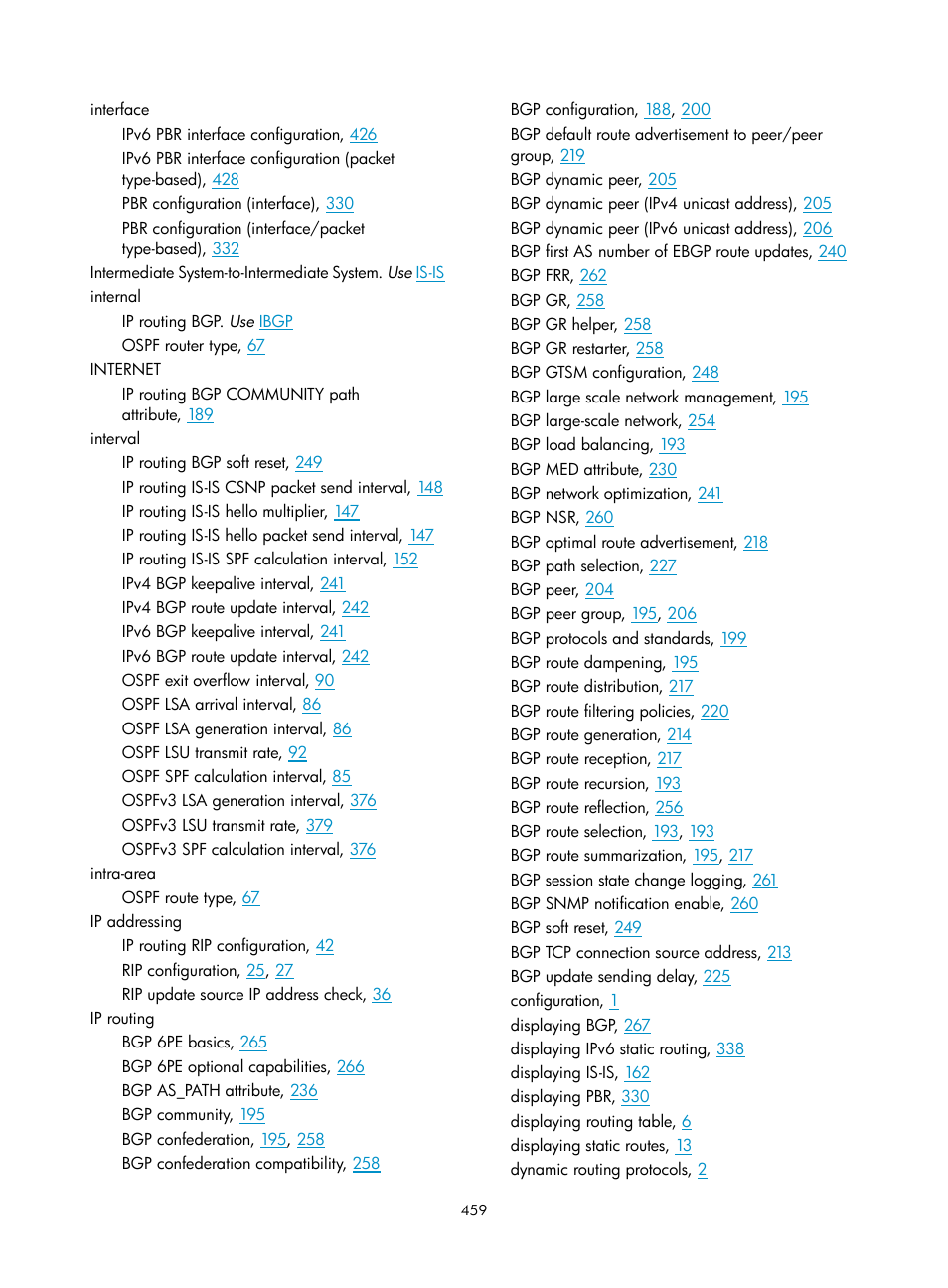 H3C Technologies H3C S5560 Series Switches User Manual | Page 475 / 510