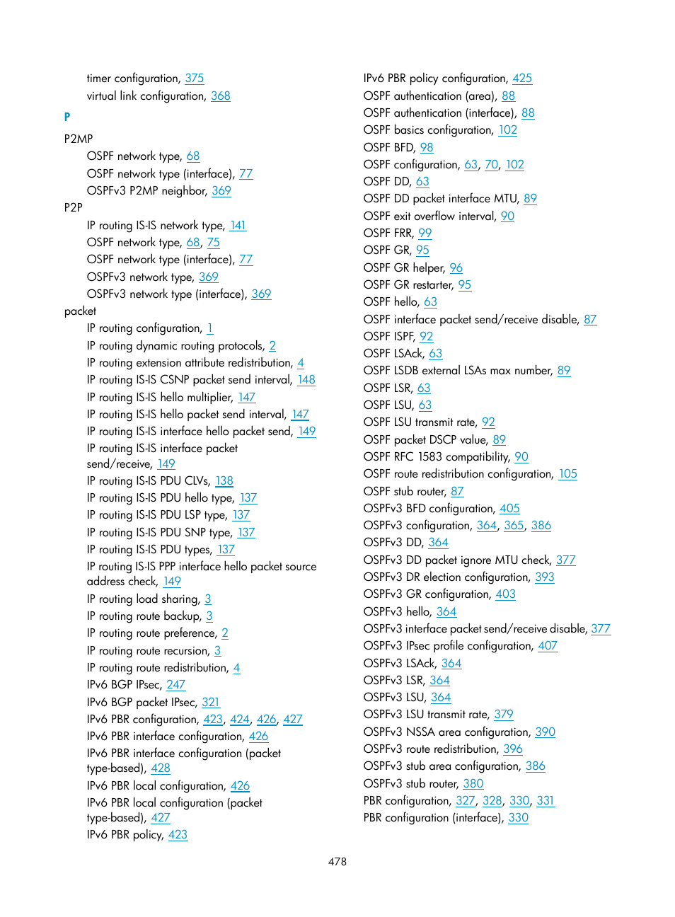 H3C Technologies H3C S5560 Series Switches User Manual | Page 494 / 510