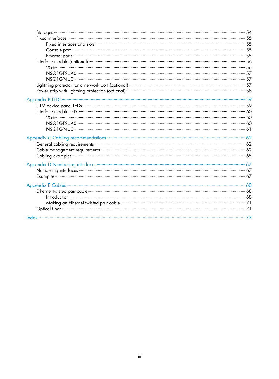 H3C Technologies H3C SecPath U200-A U200-M U200-S User Manual | Page 9 / 83