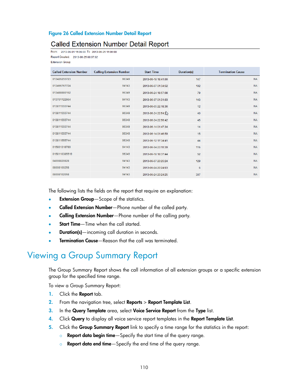 Viewing a group summary report | H3C Technologies H3C Intelligent Management Center User Manual | Page 119 / 145