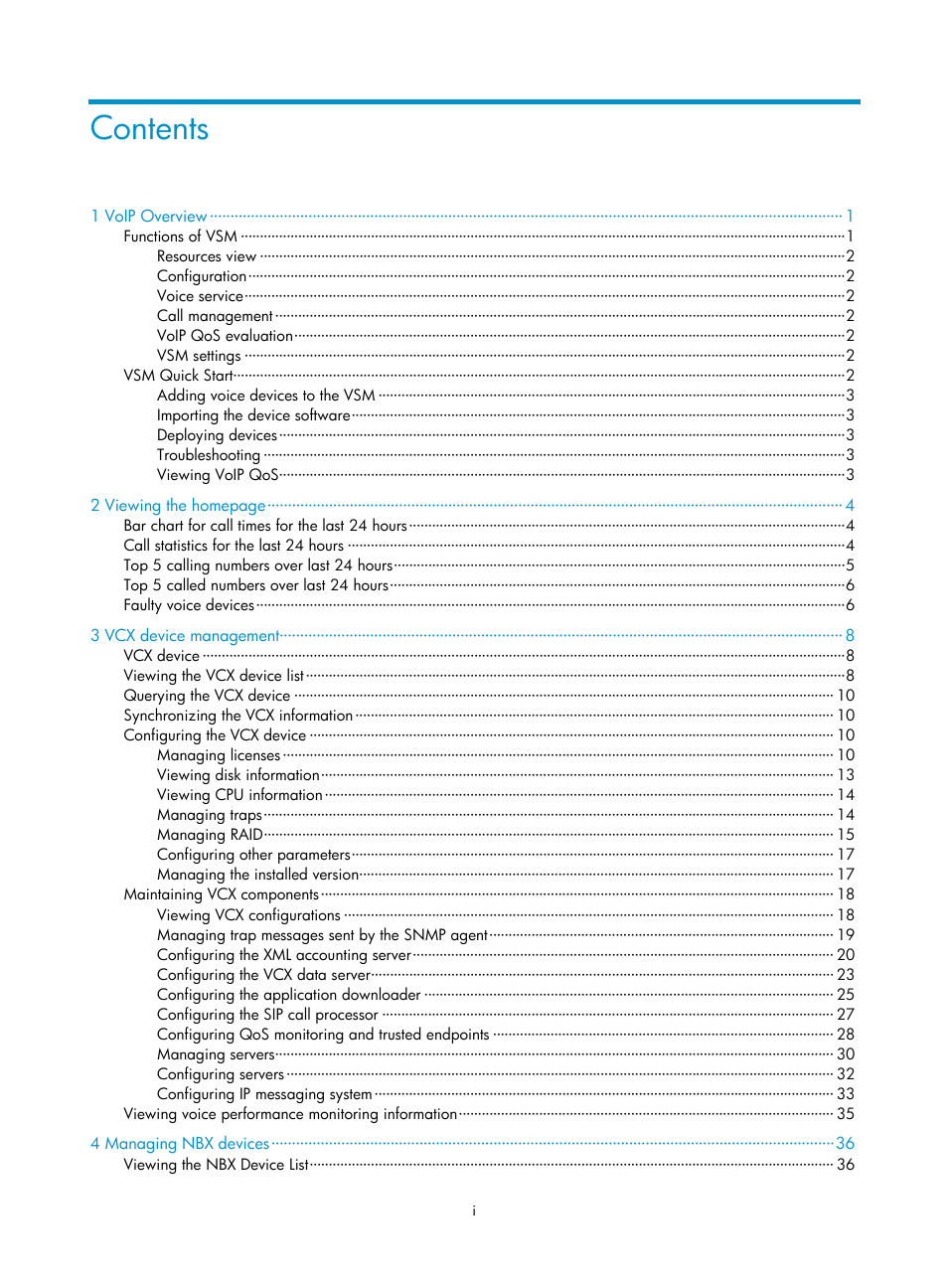 H3C Technologies H3C Intelligent Management Center User Manual | Page 6 / 145