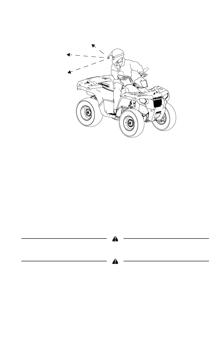 Safety, Driving safely | Polaris 2011 ATV Sportsman Forest 500 User Manual | Page 33 / 138