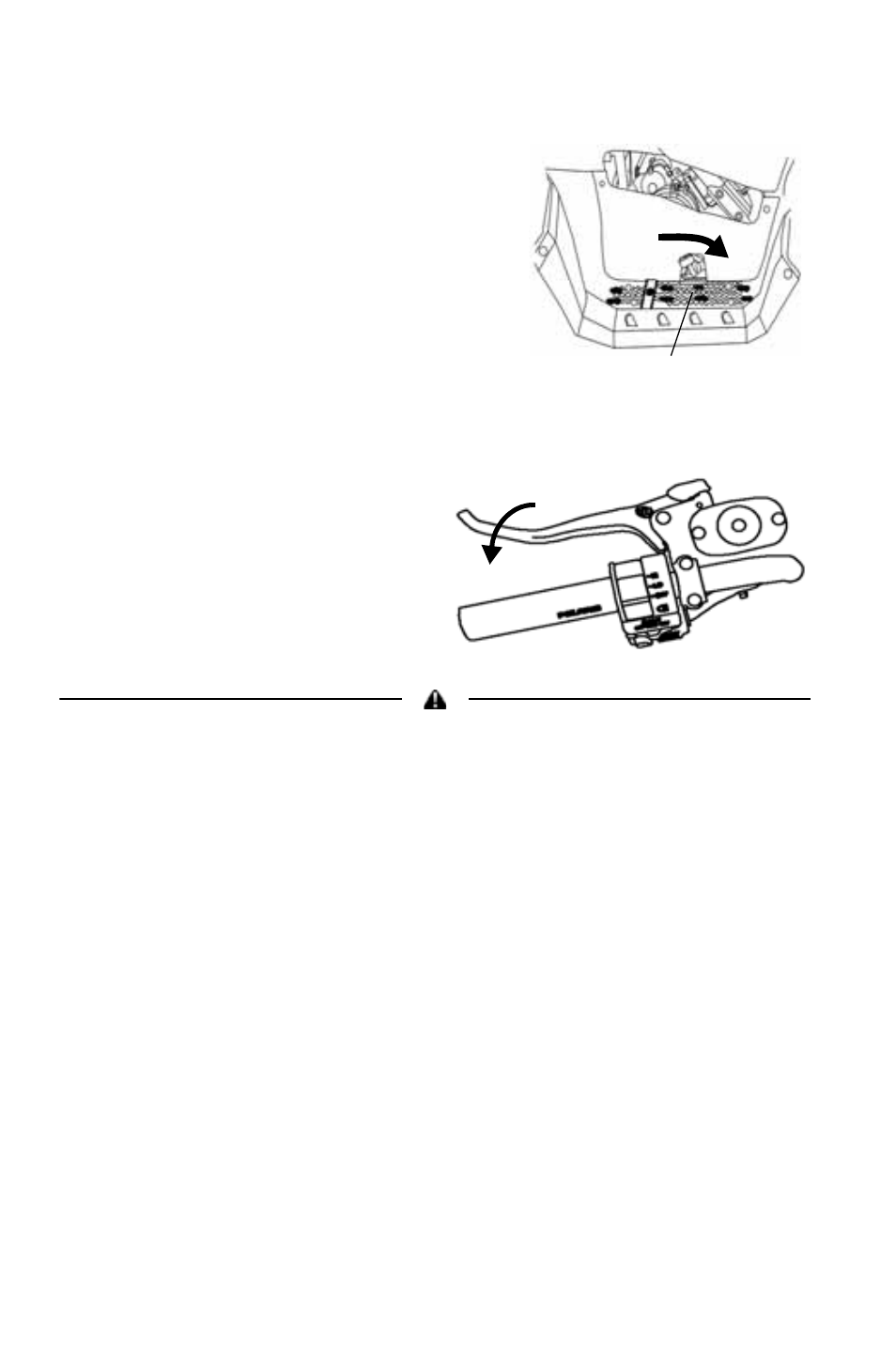 Features and controls, Foot brake, Hand brake lever | Polaris 2011 ATV Sportsman Forest 500 User Manual | Page 40 / 138