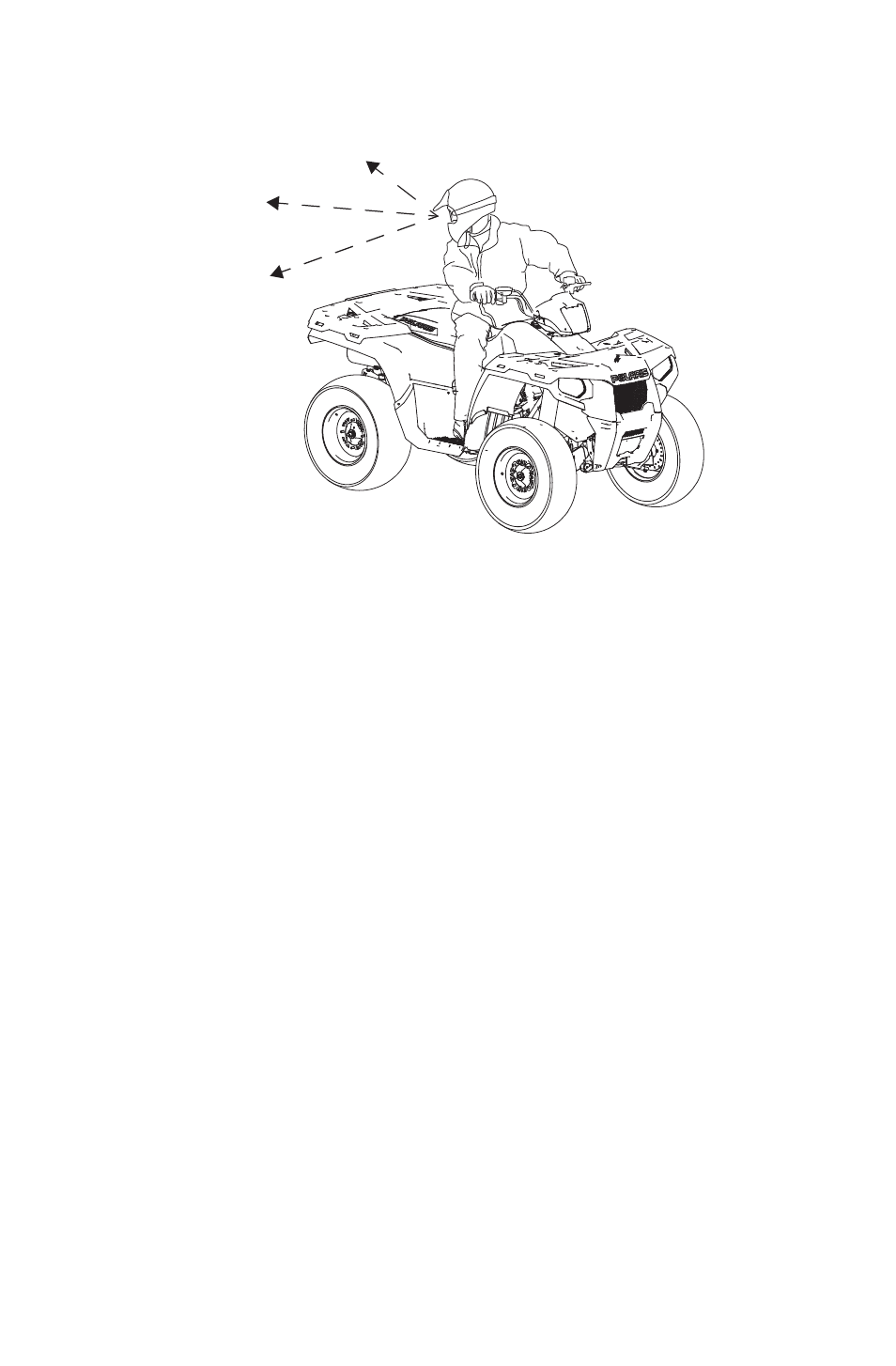 Operation, Driving in reverse | Polaris 2014 ATV Sportsman 800 EFI User Manual | Page 61 / 147
