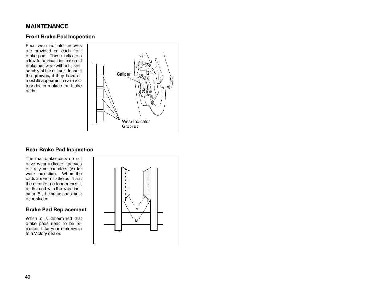 Maintenance | Polaris 2000 Victory Sport Cruiser User Manual | Page 45 / 73