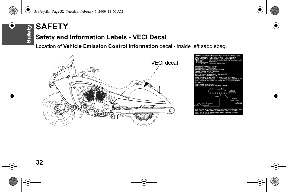 Safety | Polaris 2009 Victory Victory Vision User Manual | Page 35 / 323