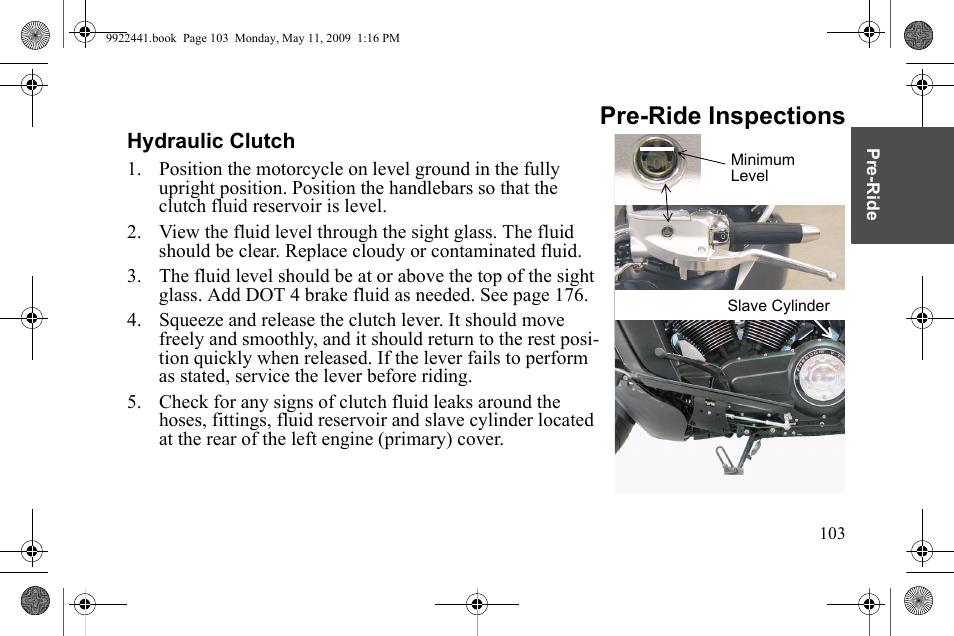 Pre-ride inspections | Polaris 2010 Victory Victory Vision 8-Ball User Manual | Page 107 / 334