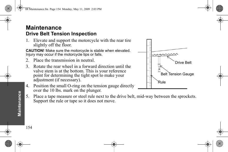 Maintenance | Polaris 2010 Victory Victory Vision 8-Ball User Manual | Page 158 / 334