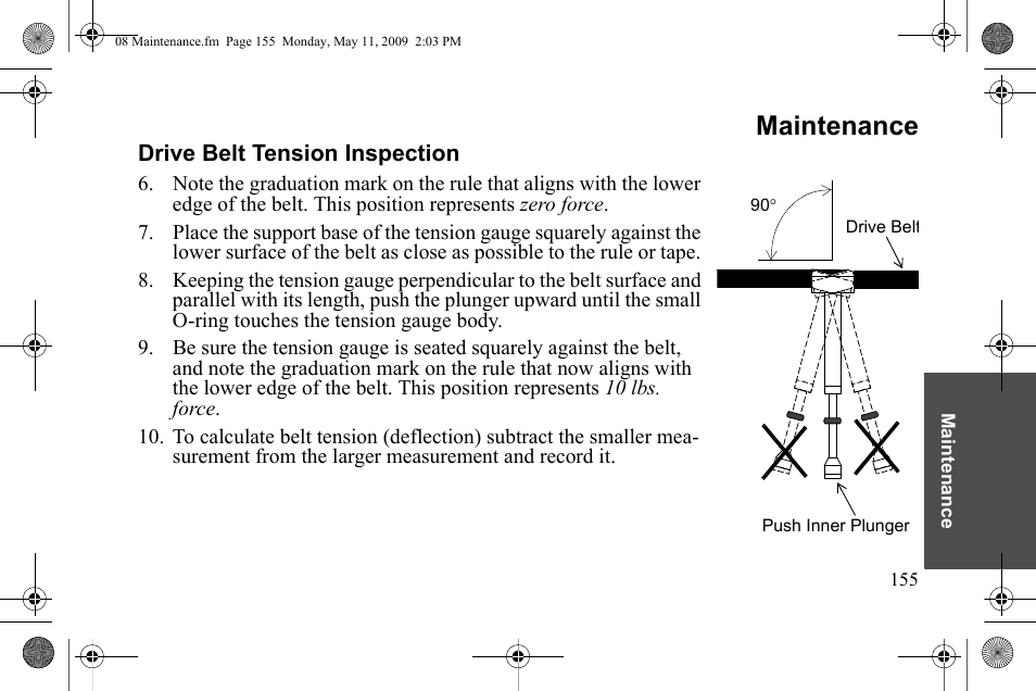 Maintenance | Polaris 2010 Victory Victory Vision 8-Ball User Manual | Page 159 / 334