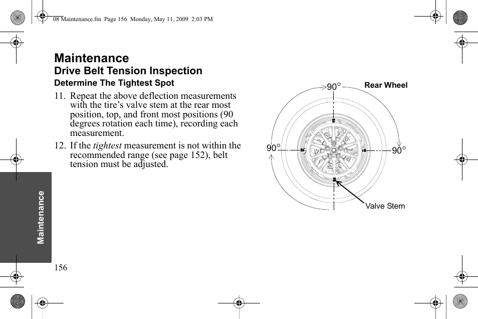 Maintenance | Polaris 2010 Victory Victory Vision 8-Ball User Manual | Page 160 / 334