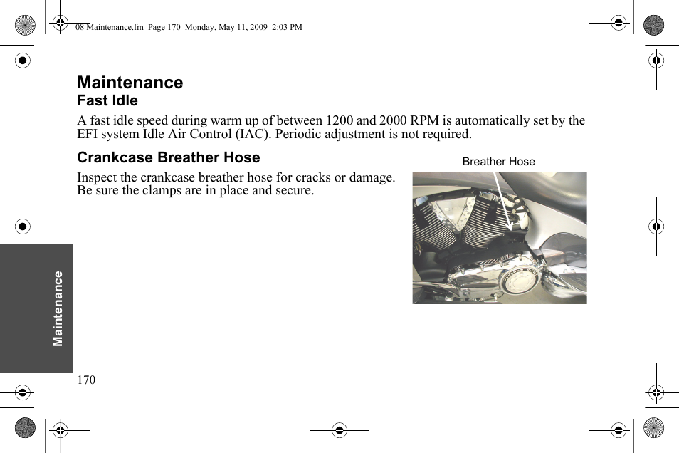 Maintenance | Polaris 2010 Victory Victory Vision 8-Ball User Manual | Page 174 / 334