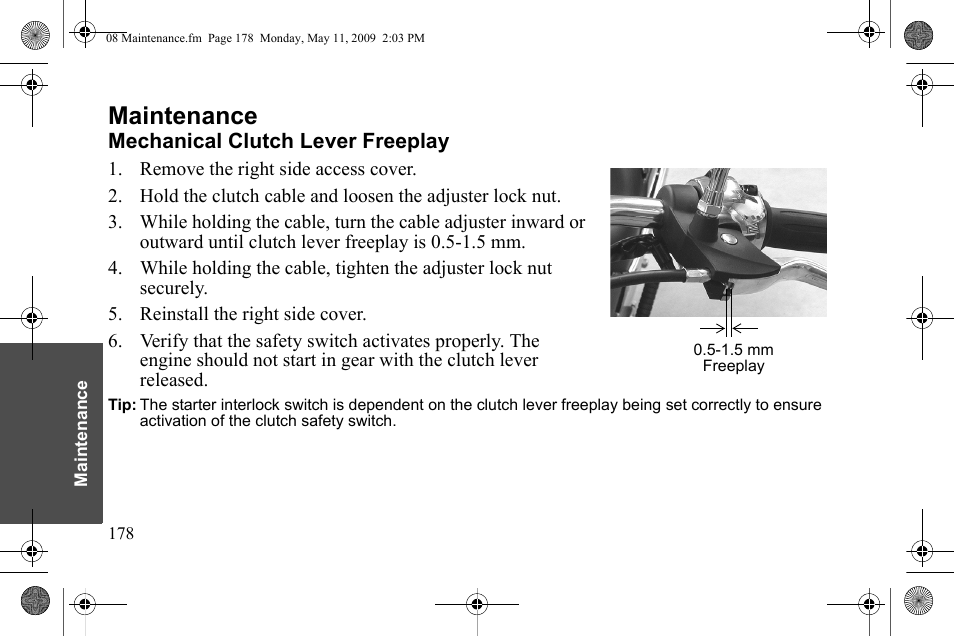 Maintenance | Polaris 2010 Victory Victory Vision 8-Ball User Manual | Page 182 / 334