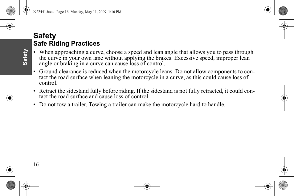 Safety | Polaris 2010 Victory Victory Vision 8-Ball User Manual | Page 20 / 334