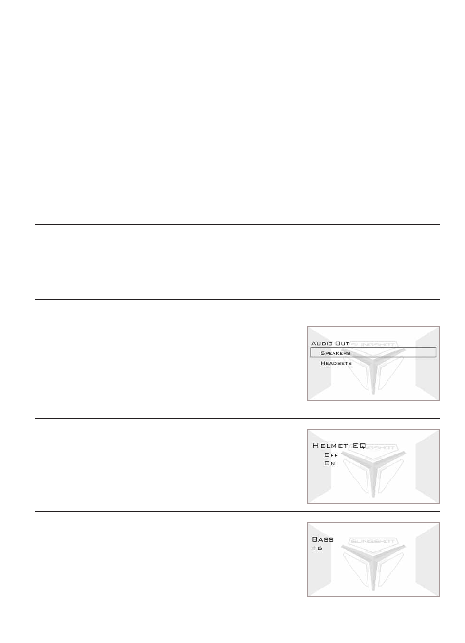 Audio system, Audio mode menus | Polaris 2015 Slingshot User Manual | Page 119 / 136