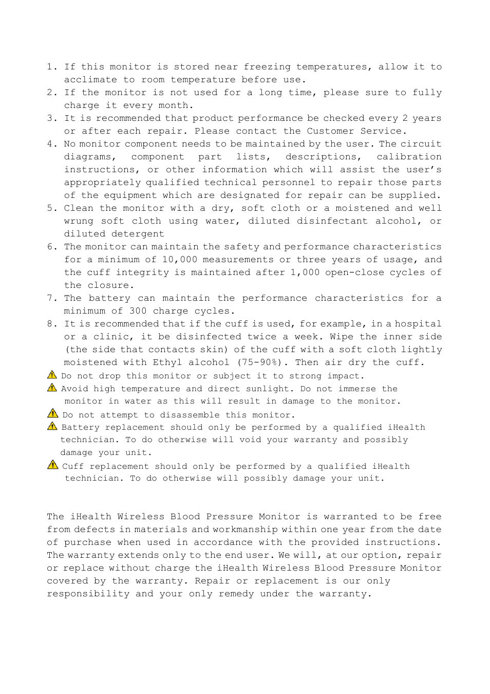 iHealth Wireless Blood Pressure Monitor User Manual | Page 11 / 17