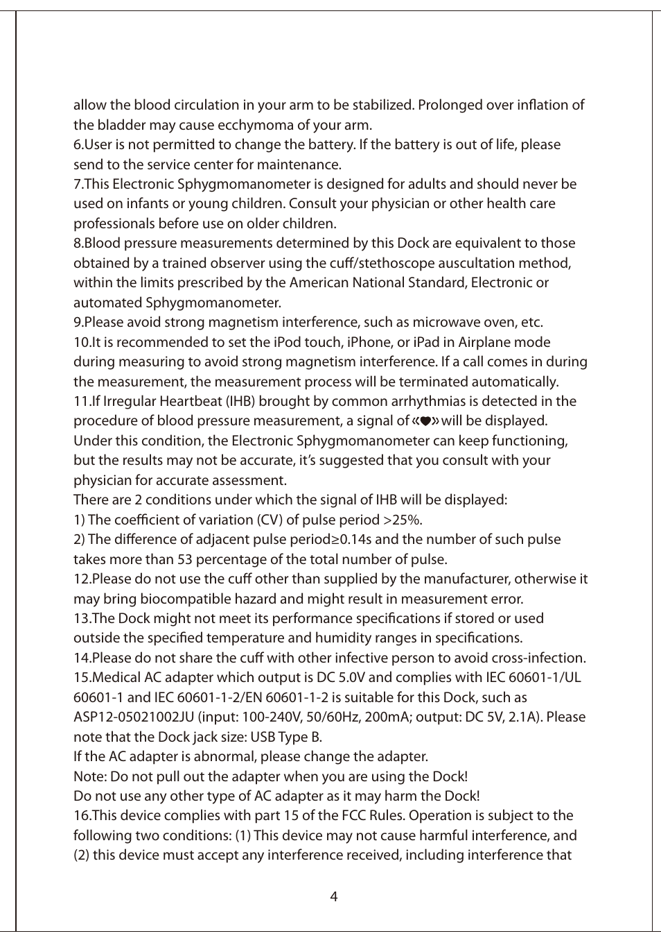 iHealth Blood Pressure Dock User Manual | Page 5 / 11