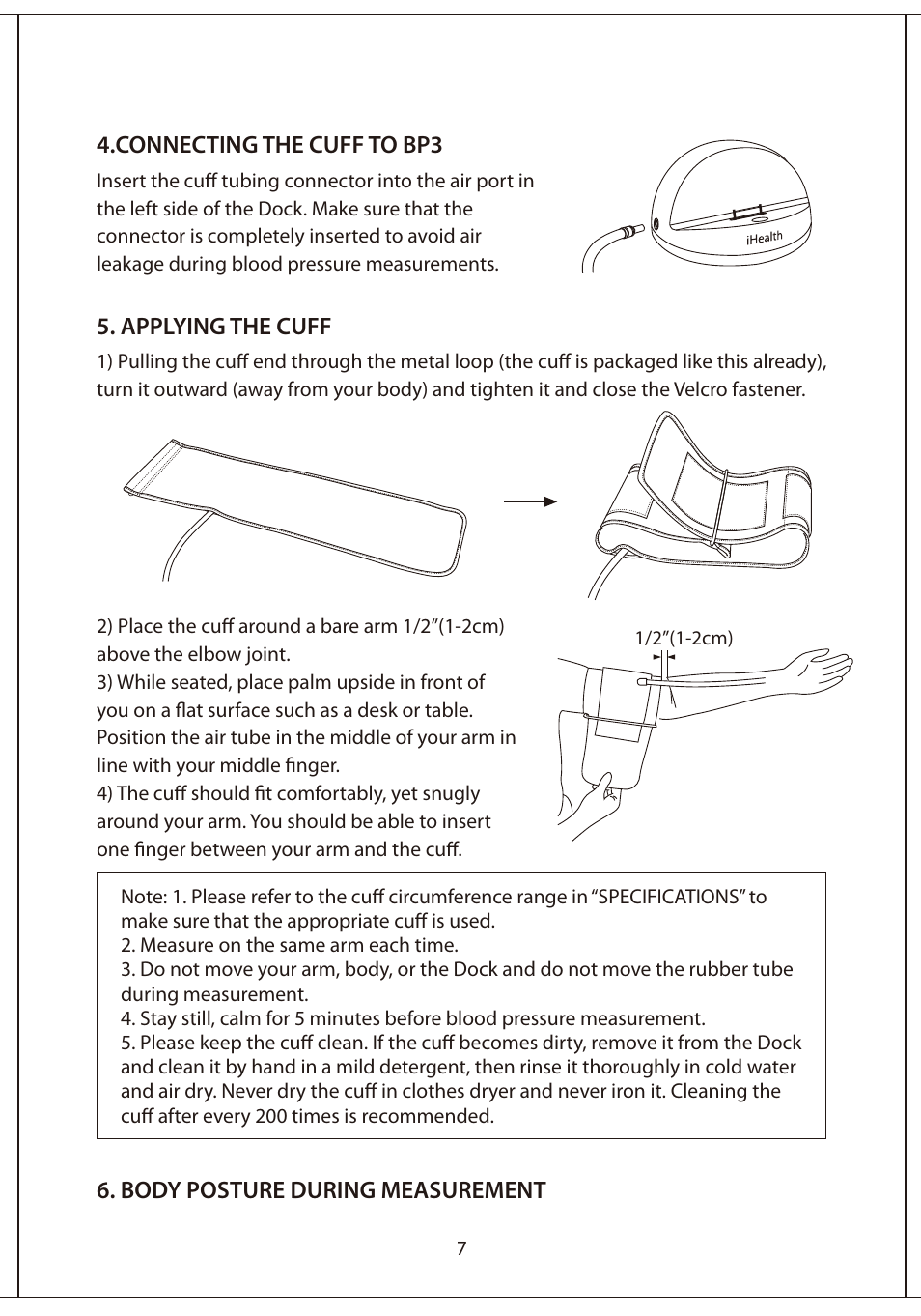 iHealth Blood Pressure Dock User Manual | Page 8 / 11