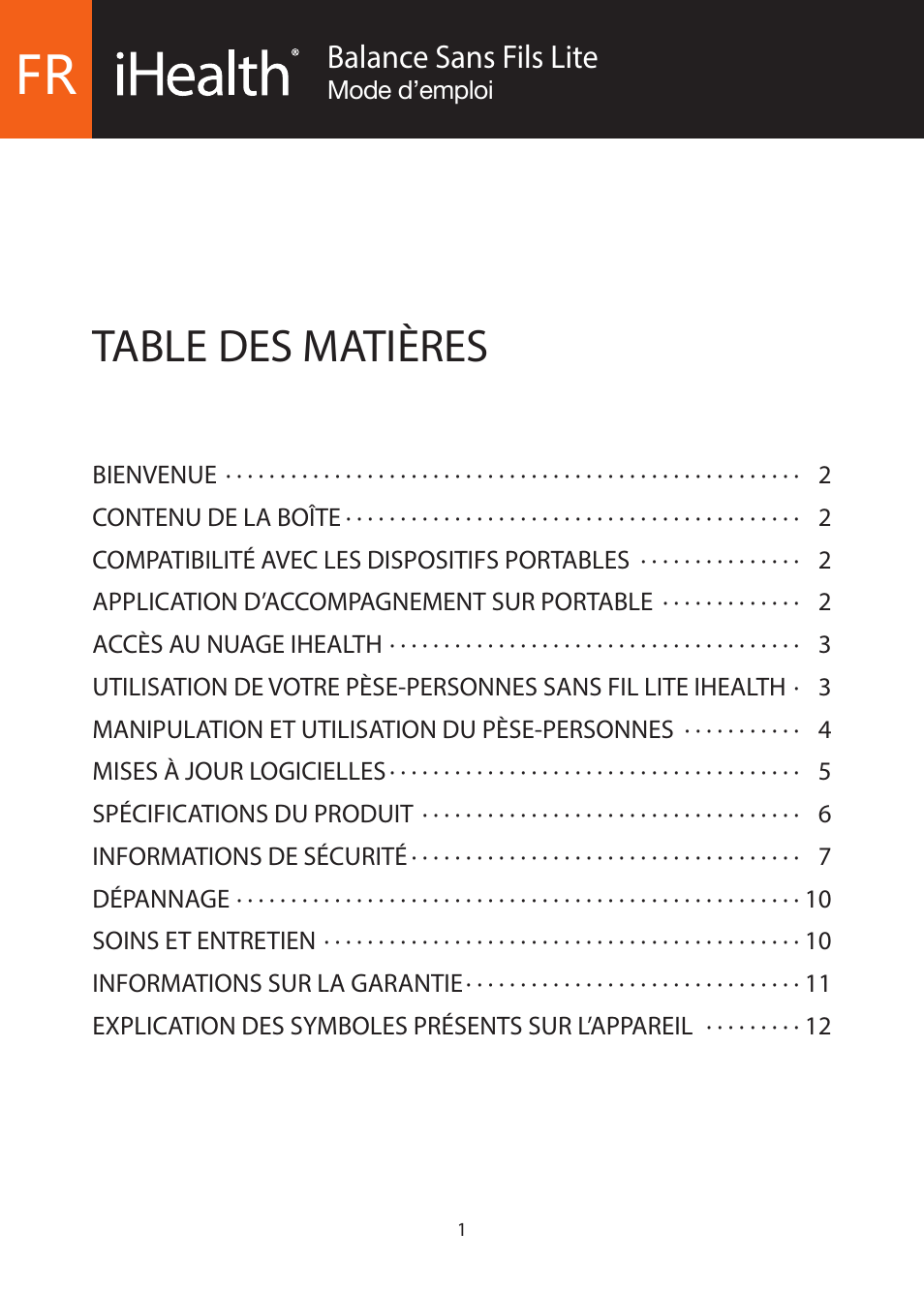 iHealth Lite User Manual | Page 13 / 72