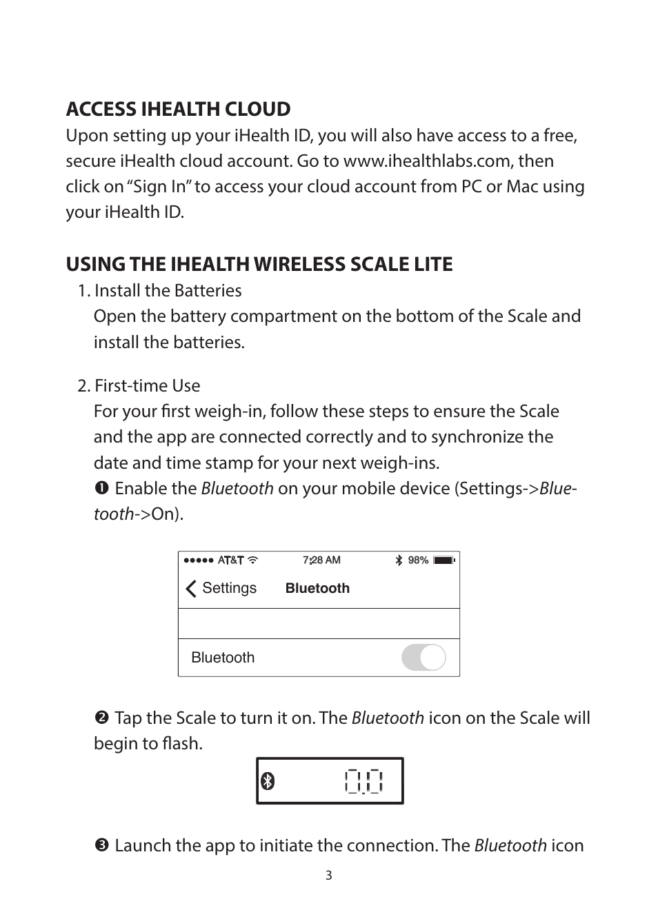 iHealth Lite User Manual | Page 4 / 72