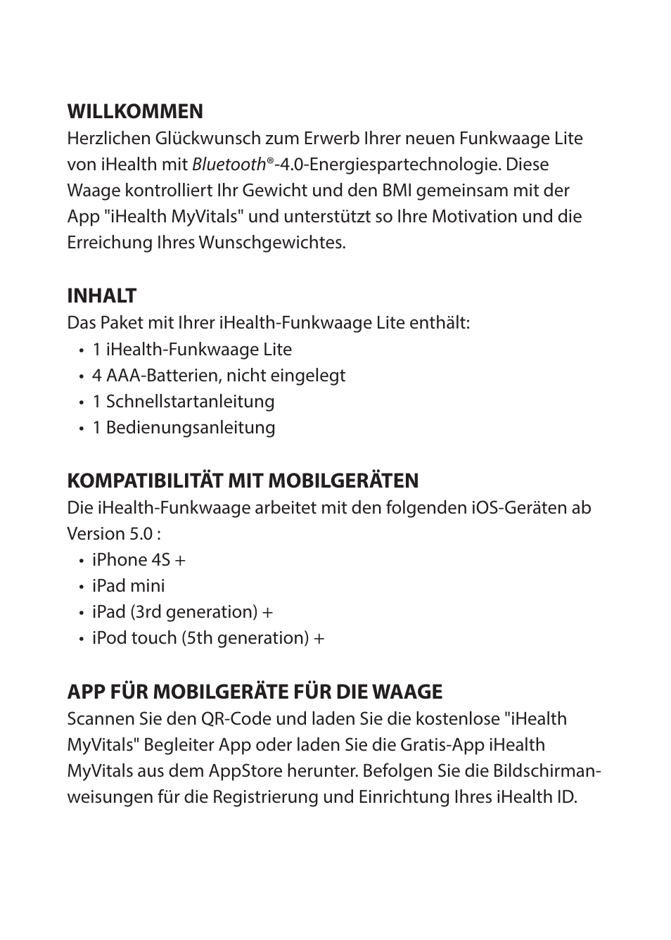 iHealth Lite User Manual | Page 50 / 72