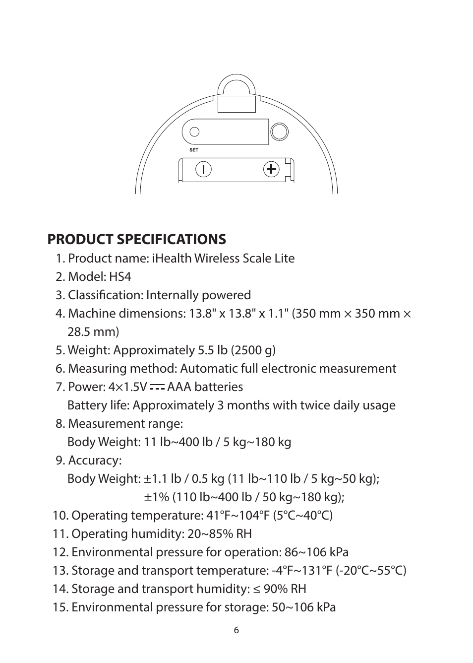 iHealth Lite User Manual | Page 7 / 72