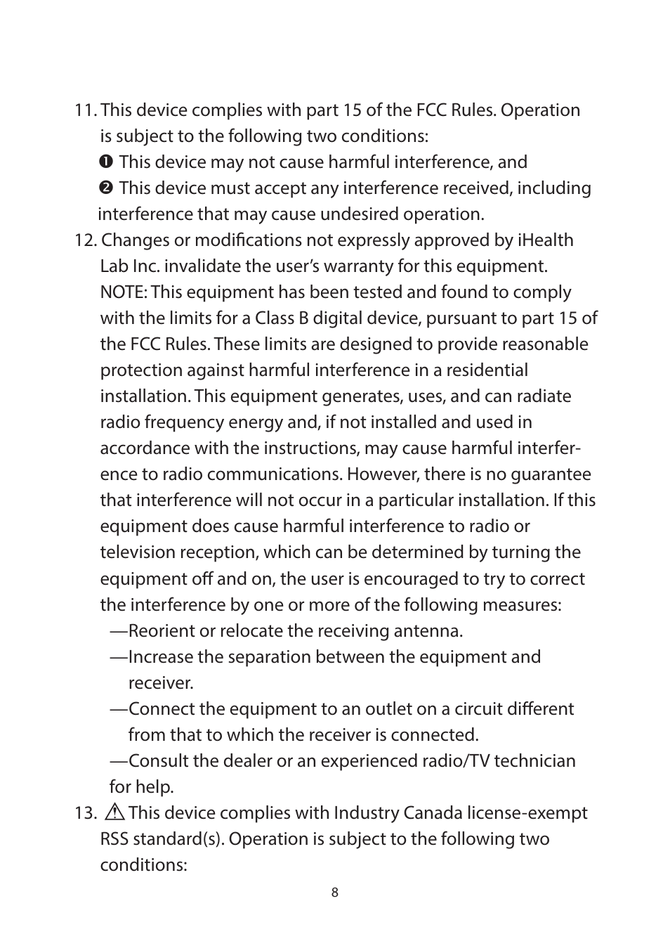 iHealth Lite User Manual | Page 9 / 72