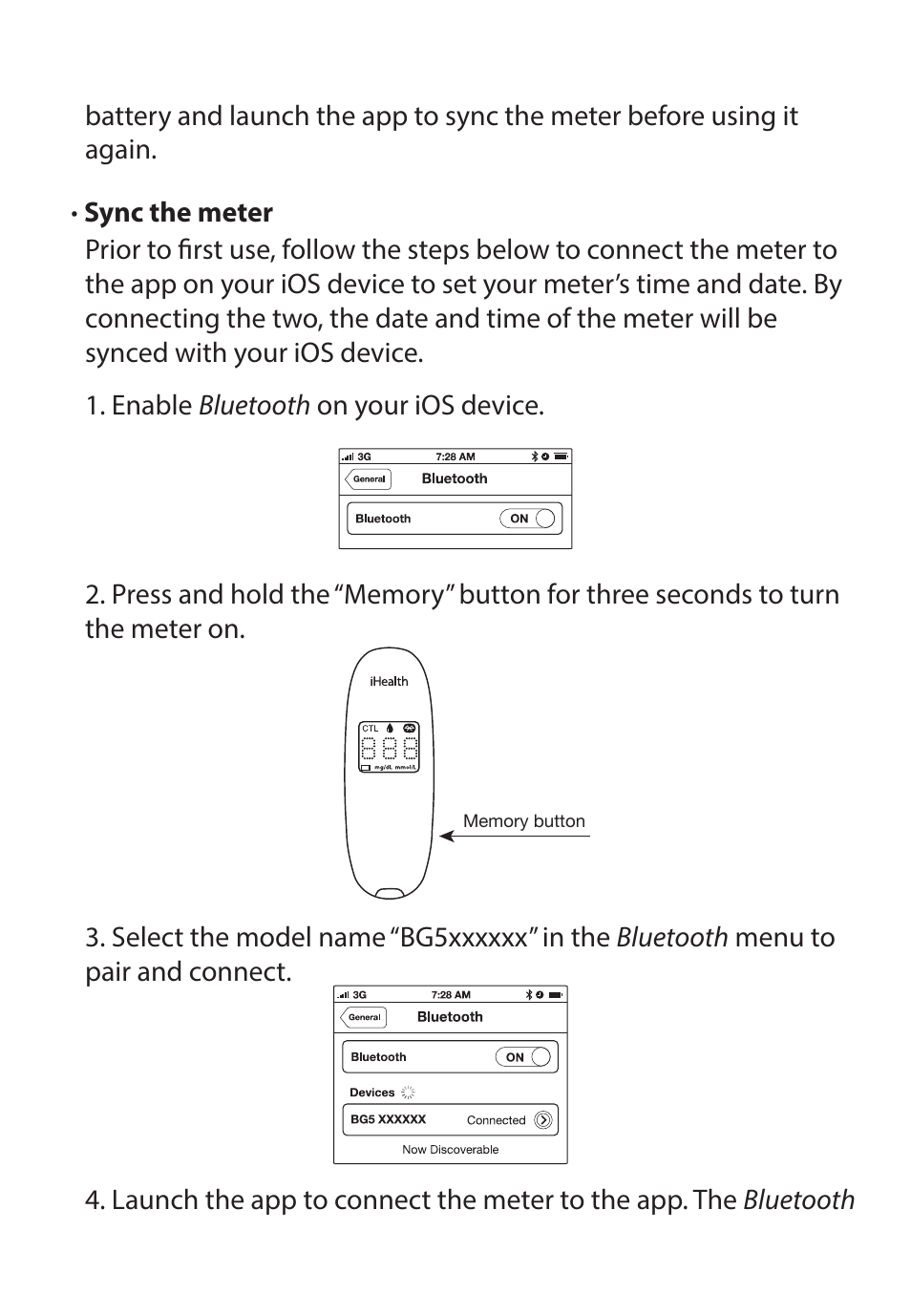 iHealth Wireless Smart-Gluco Monitoring System User Manual | Page 3 / 9