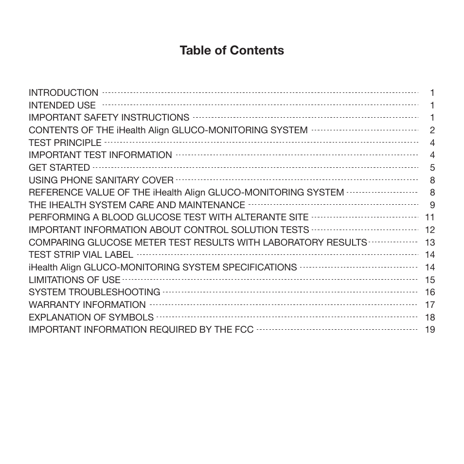 iHealth Align User Manual | Page 2 / 24