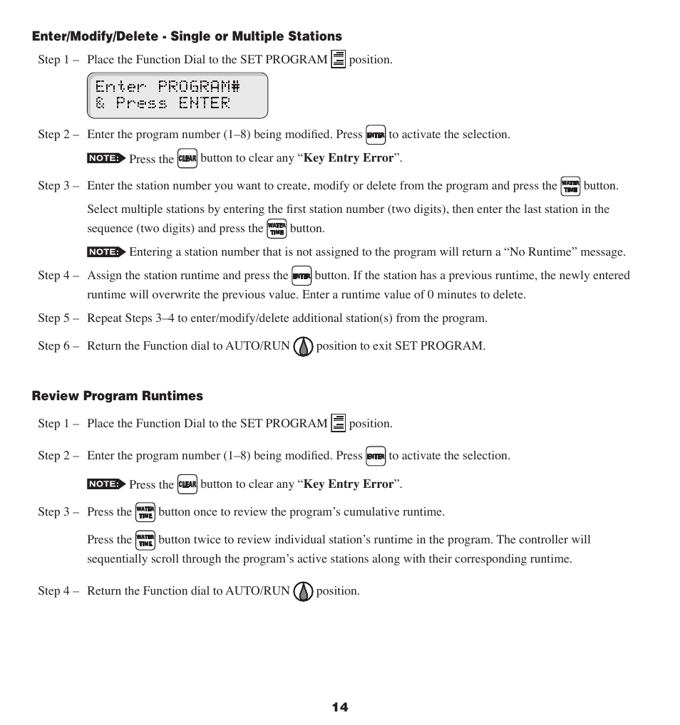 Irritrol MC-E User Manual | Page 14 / 40