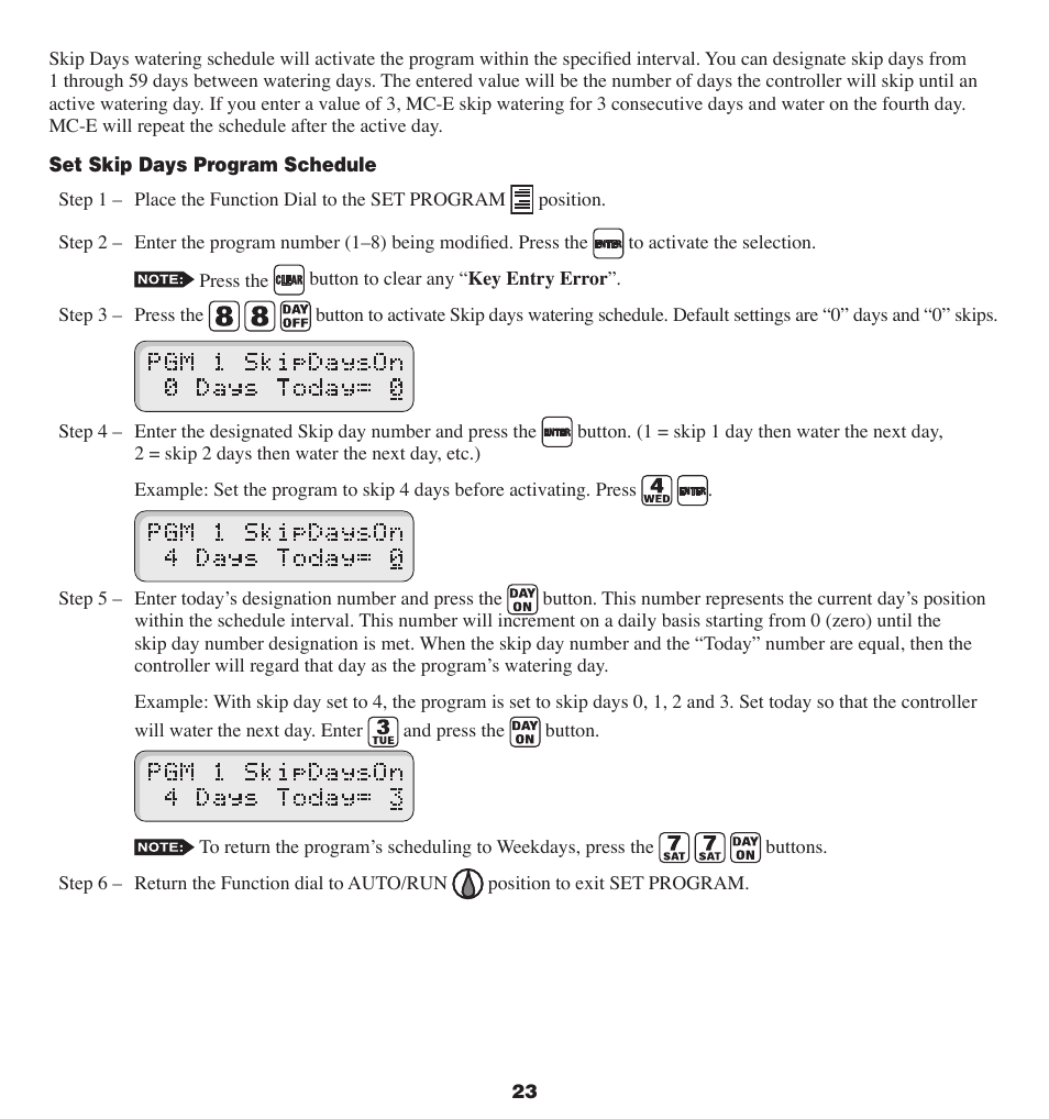 Irritrol MC-E User Manual | Page 23 / 40