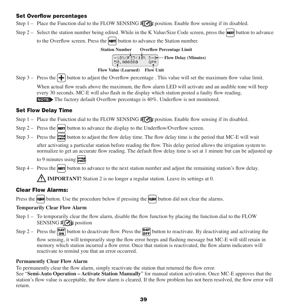 Irritrol MC-E User Manual | Page 39 / 40