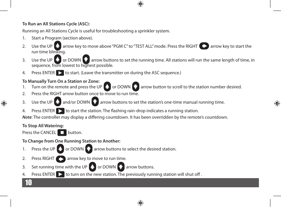 Irritrol CRR User Manual | Page 10 / 36