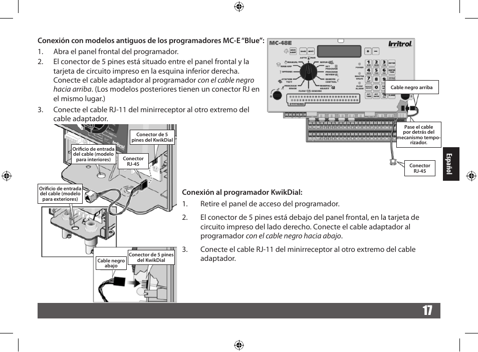 Irritrol CRR User Manual | Page 17 / 36