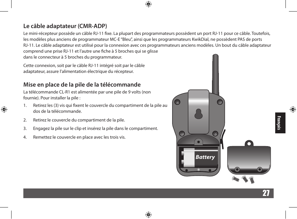 Irritrol CRR User Manual | Page 27 / 36