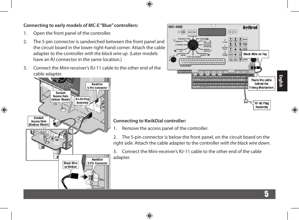 Irritrol CRR User Manual | Page 5 / 36