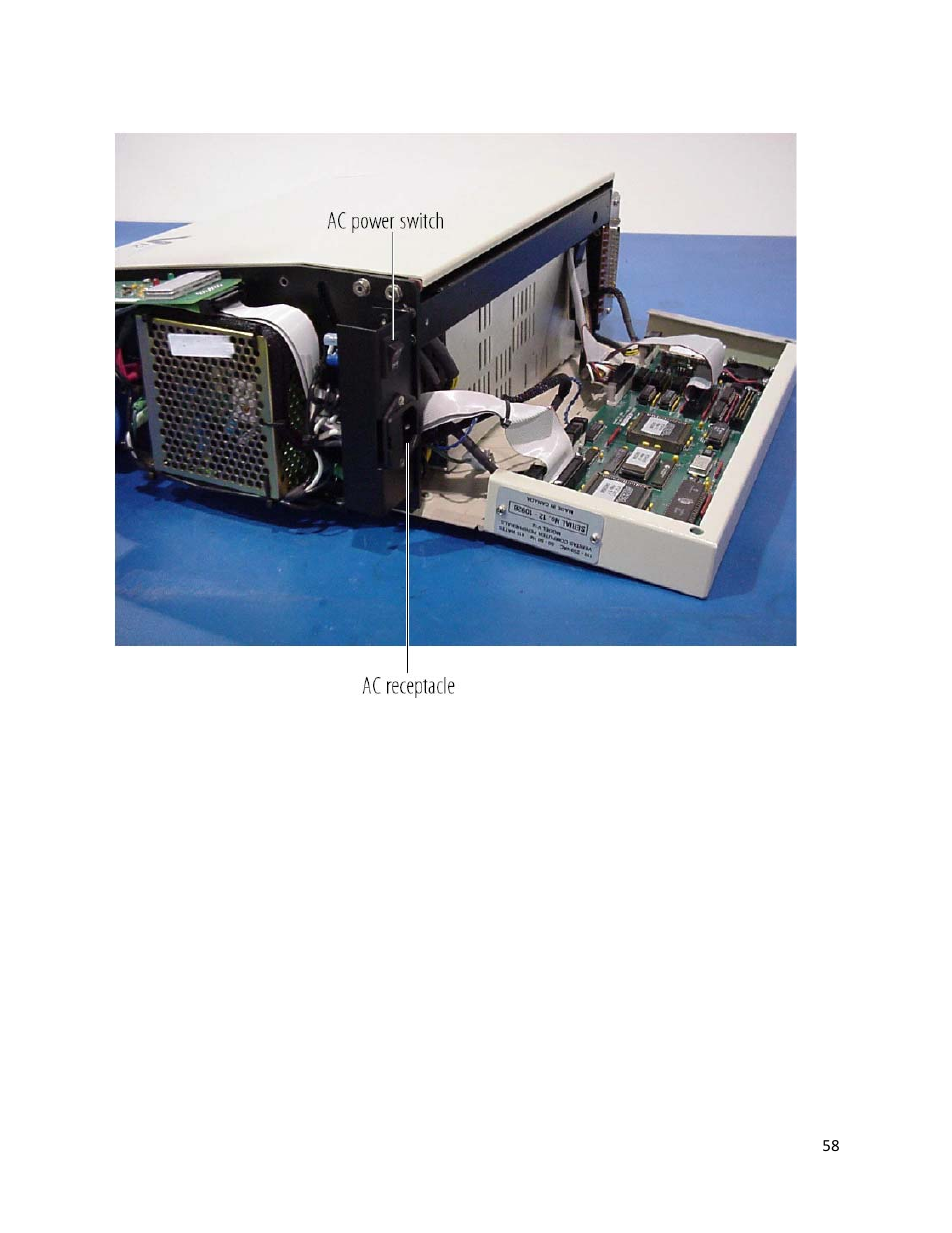 Figure 7-27. rear view- ac receptacle | iSys V12 Thermal Printer User Manual | Page 58 / 96