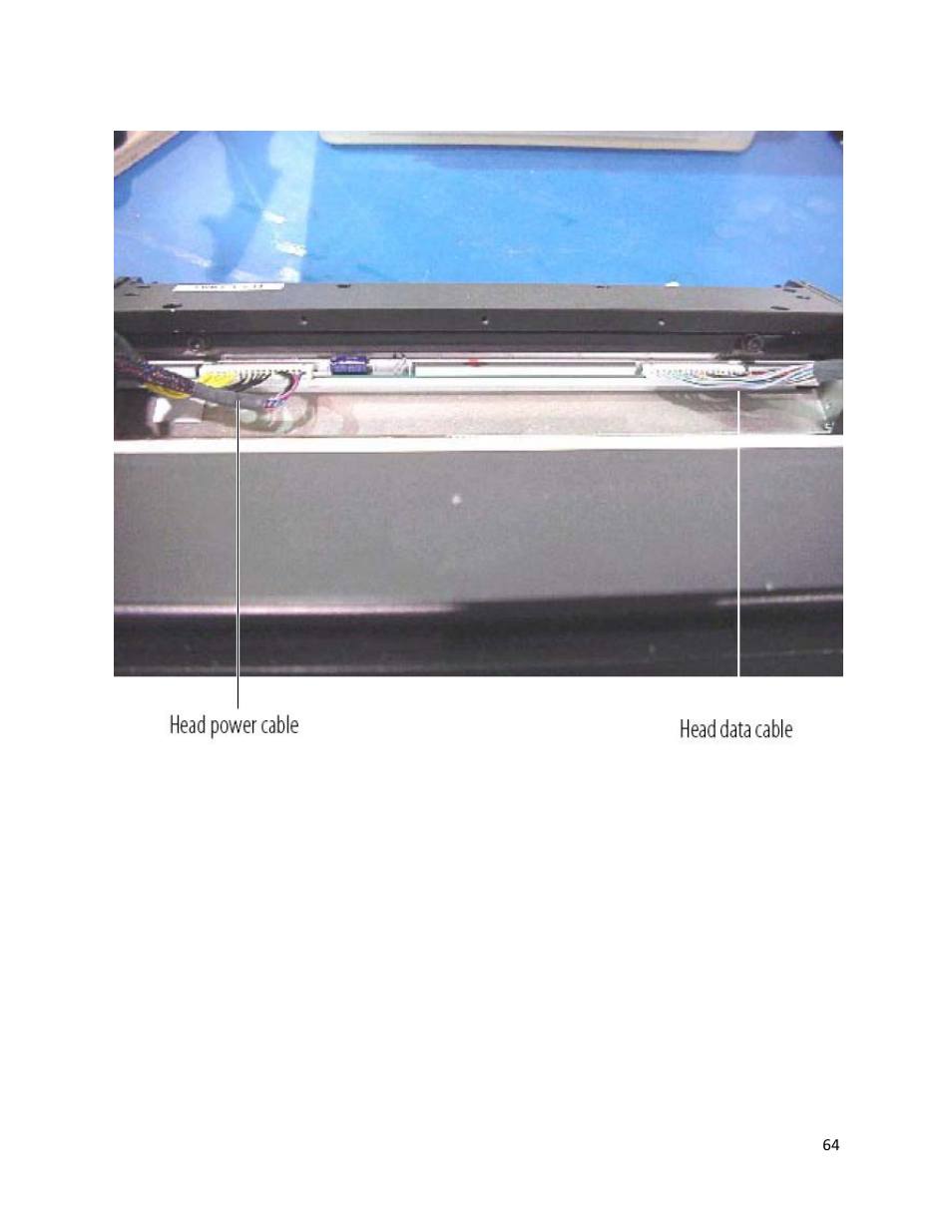 Figure 7-33. printhead connections | iSys V12 Thermal Printer User Manual | Page 64 / 96