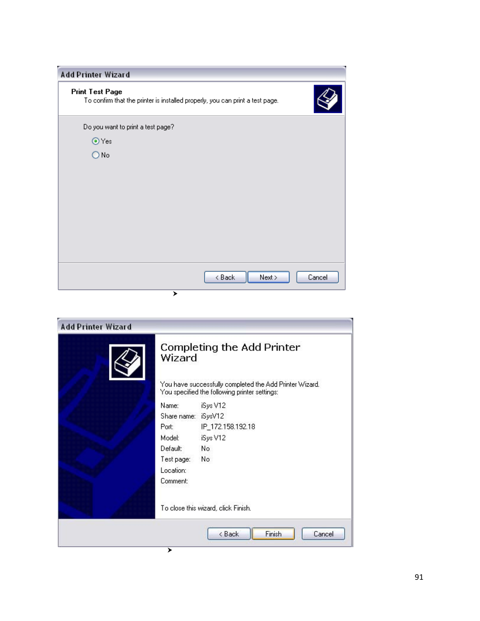iSys V12 Thermal Printer User Manual | Page 91 / 96
