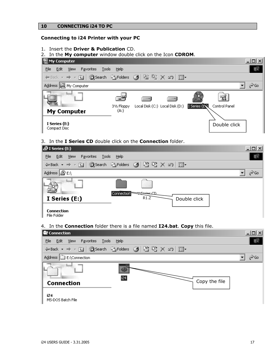 iSys i24 Direct Imaging Printer User Manual | Page 18 / 31