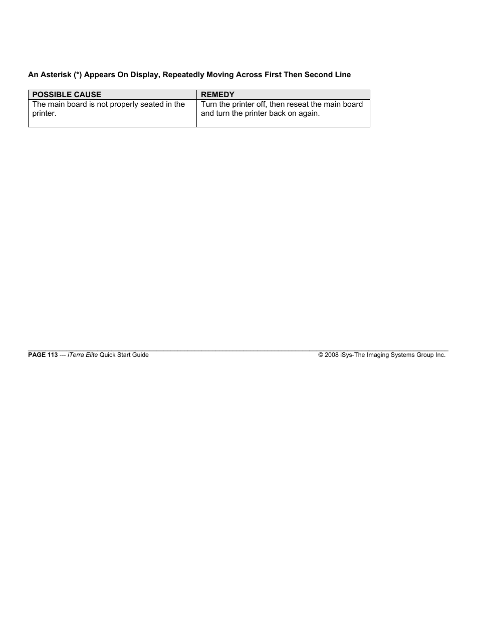 iSys iTerra Elite Color LED Printer User Manual | Page 113 / 119