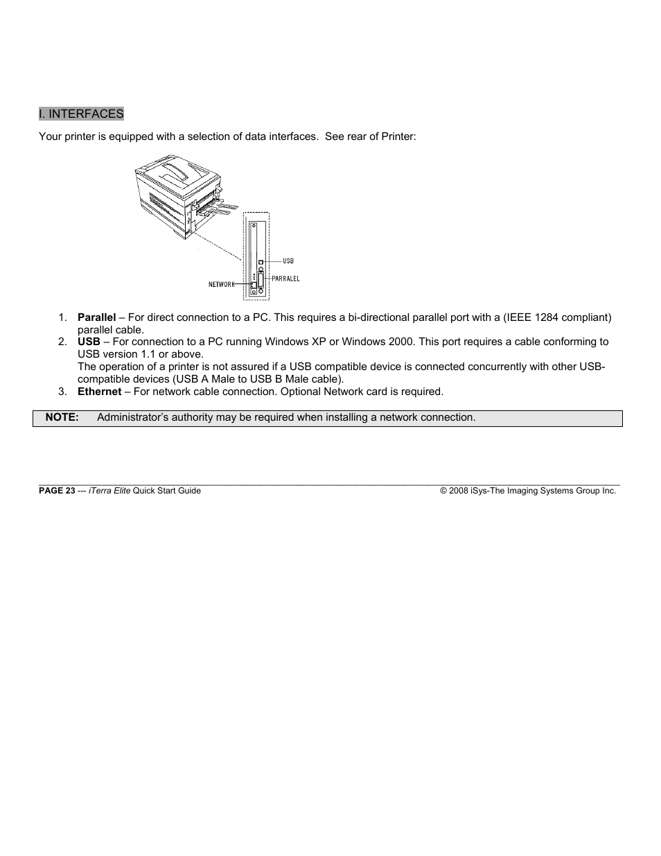 iSys iTerra Elite Color LED Printer User Manual | Page 23 / 119